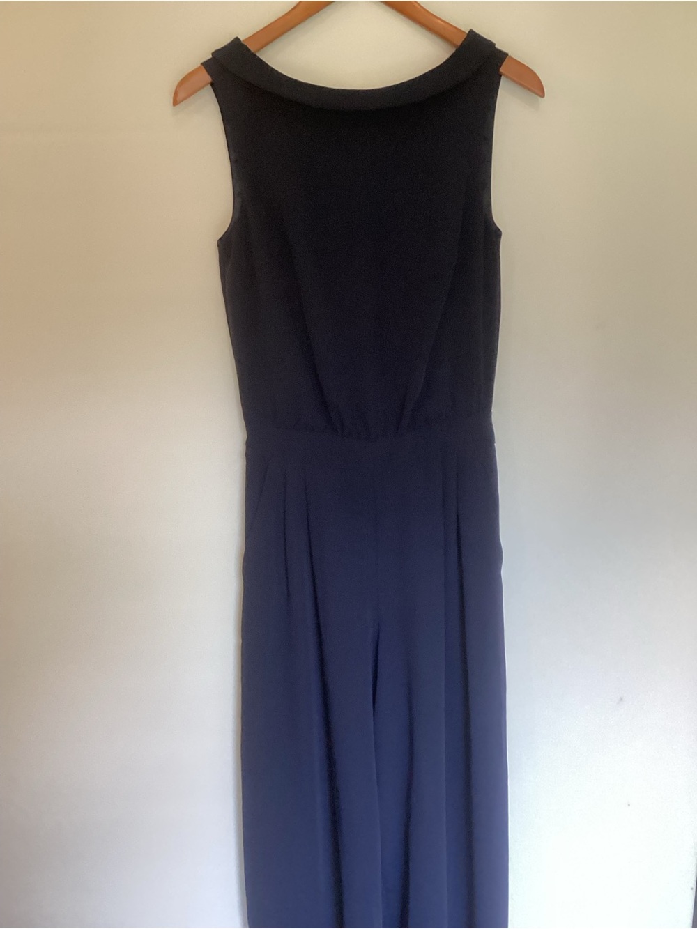 Boden Women's Navy Sleeveless Jumpsuit